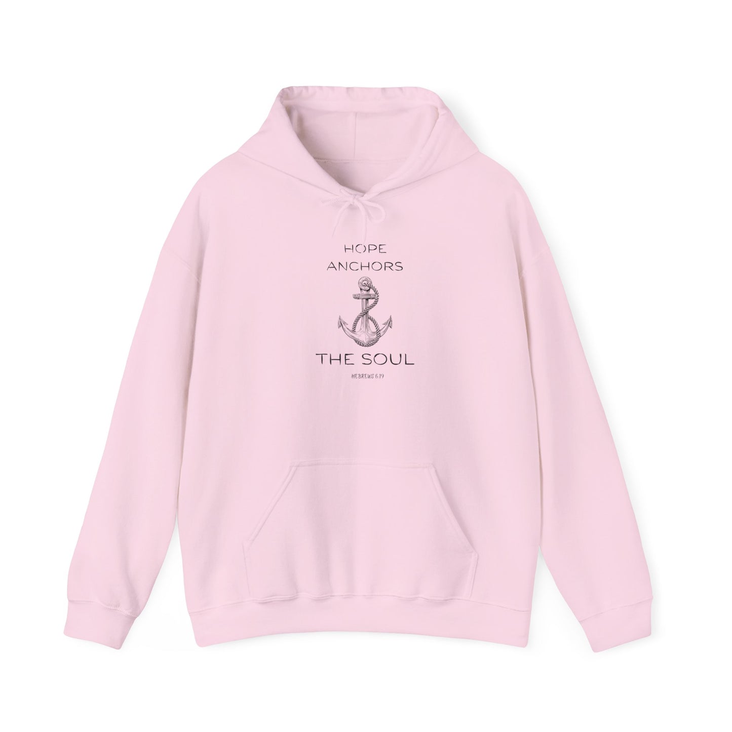 Christian Hoodie – Hope Anchors the Soul Hebrews 6:19 | Chosen Society