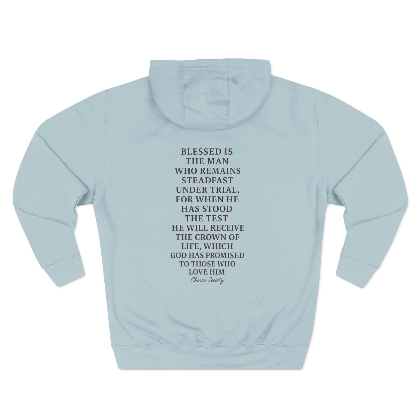 James 1:12 Crown of Life Christian Hoodie – Chosen Society