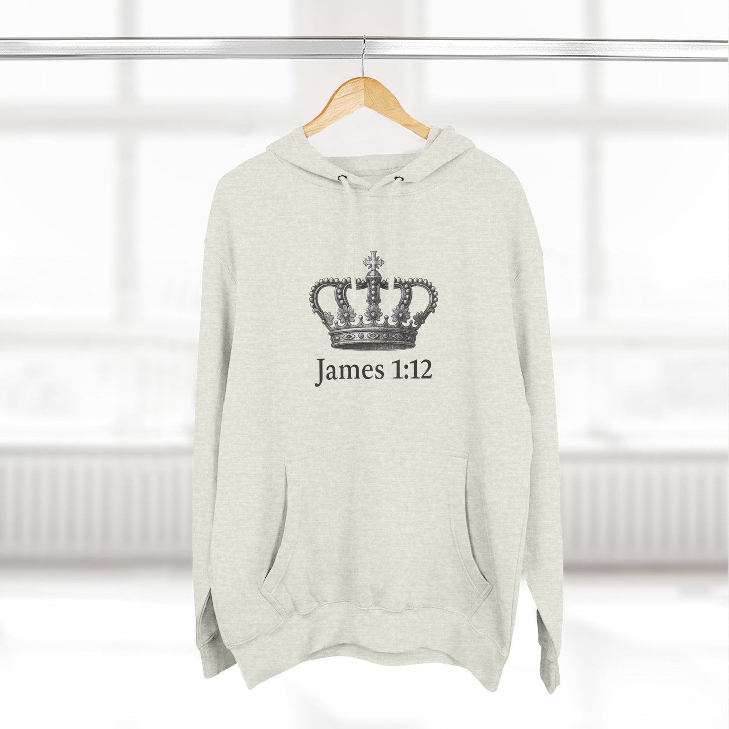 James 1:12 Crown of Life Christian Hoodie – Chosen Society