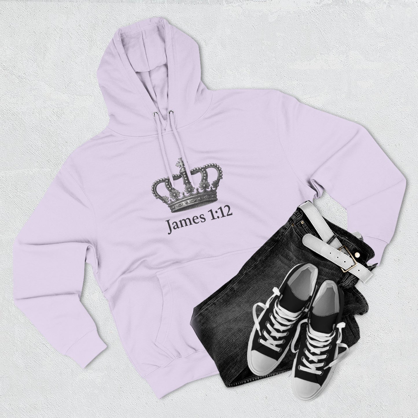 James 1:12 Crown of Life Christian Hoodie – Chosen Society