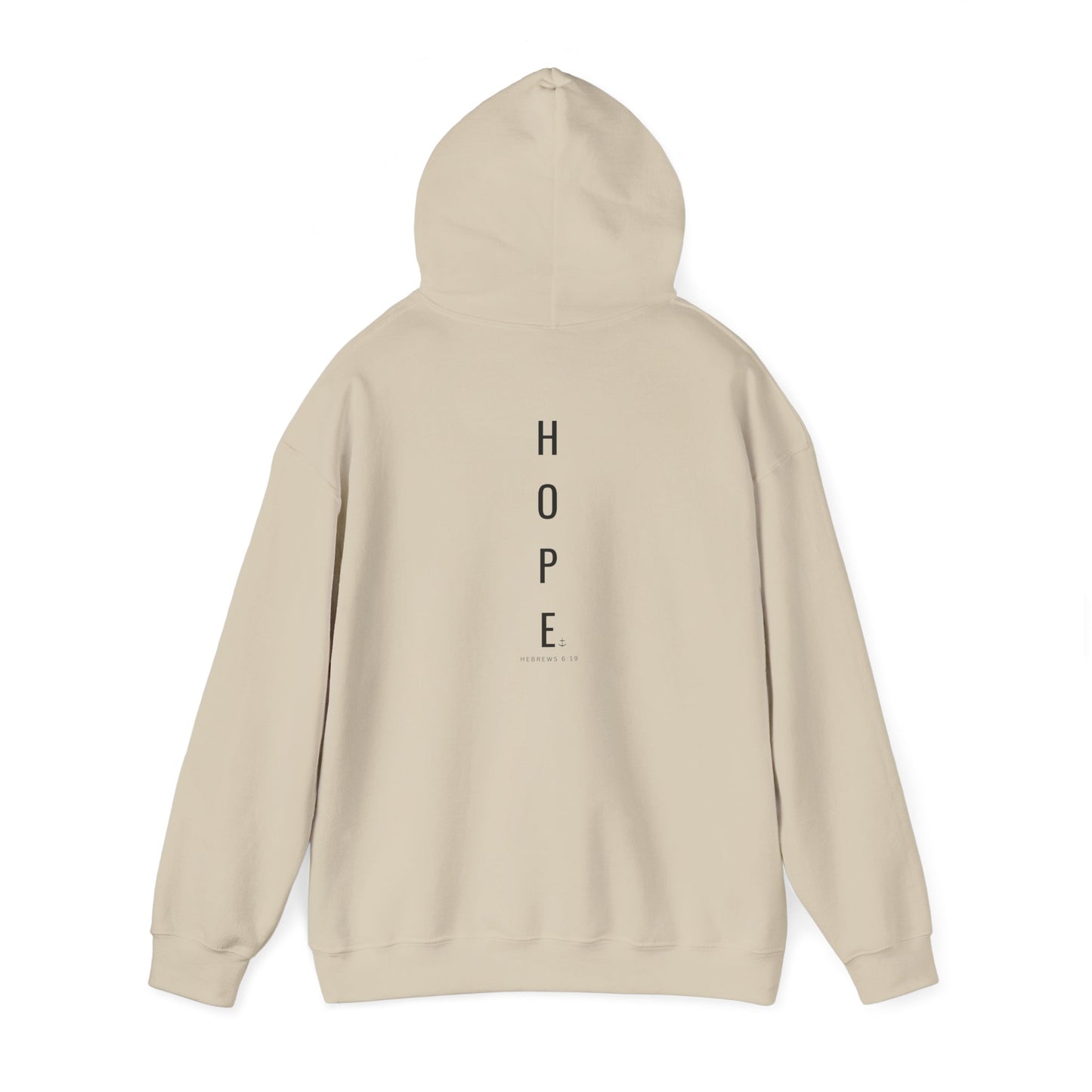 Christian Hoodie – Hope Anchors the Soul Hebrews 6:19 | Chosen Society
