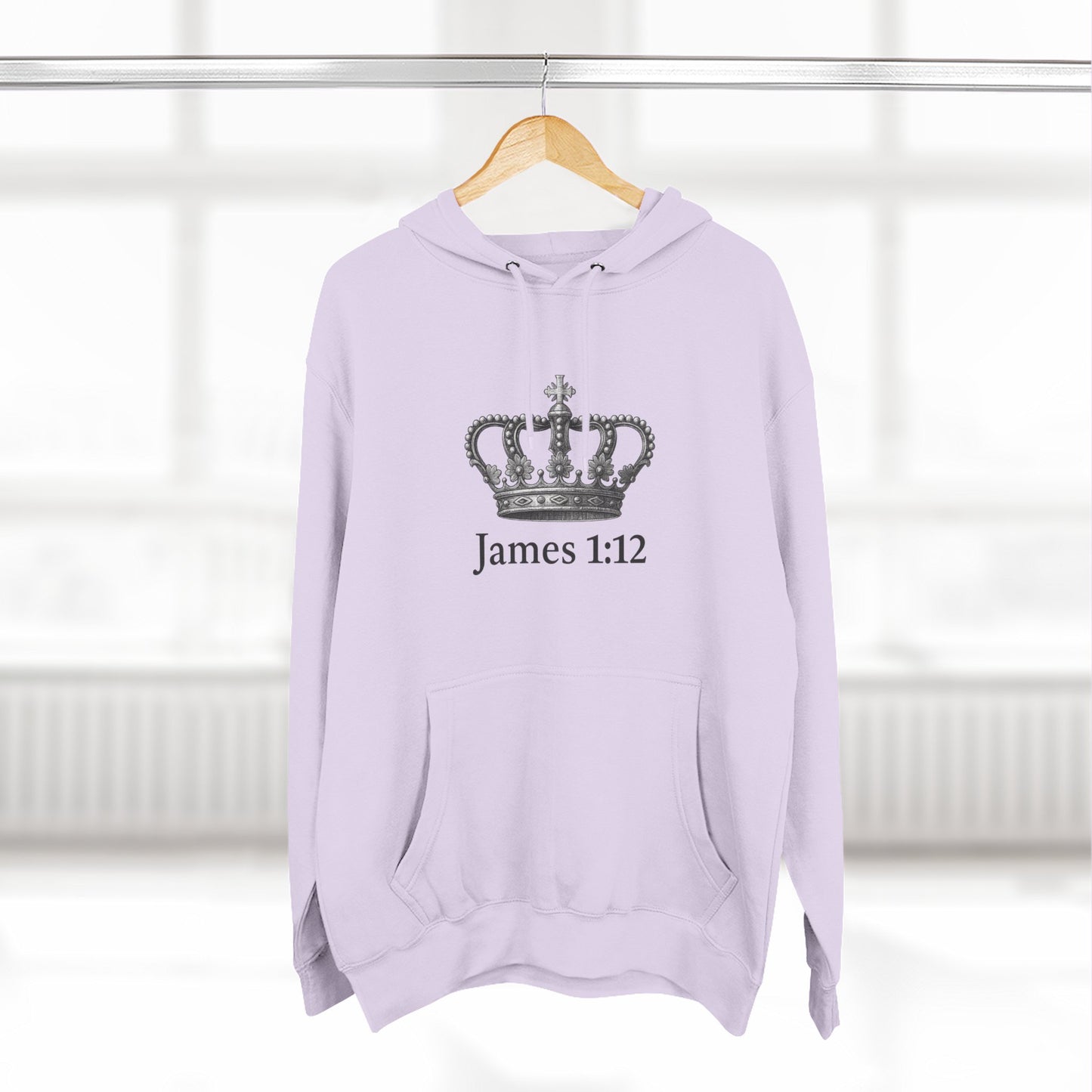 James 1:12 Crown of Life Christian Hoodie – Chosen Society