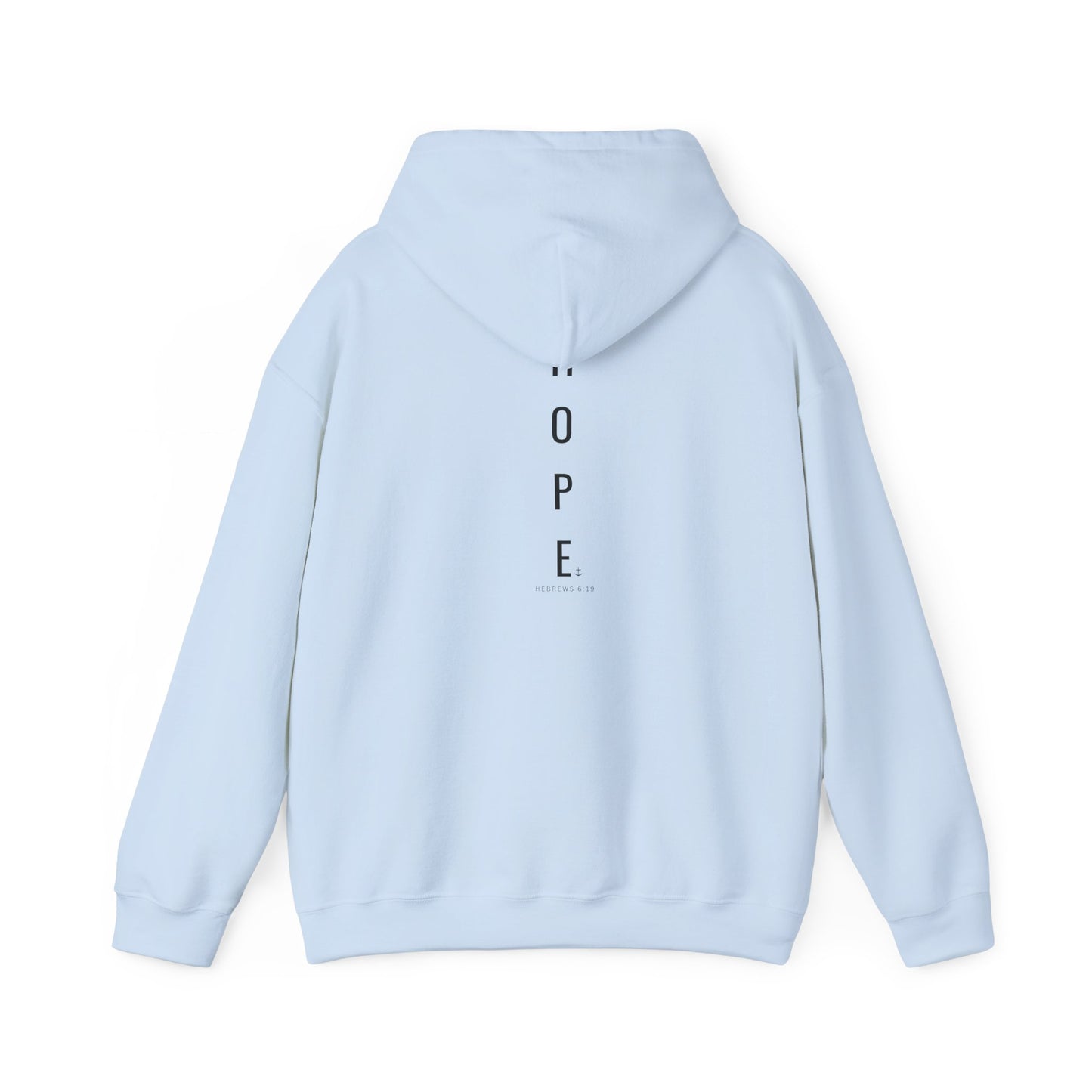 Christian Hoodie – Hope Anchors the Soul Hebrews 6:19 | Chosen Society