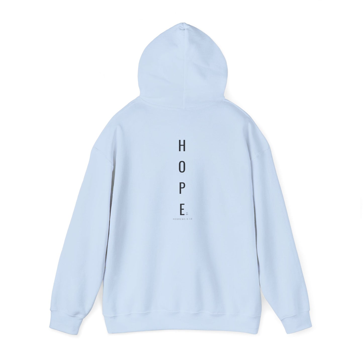 Christian Hoodie – Hope Anchors the Soul Hebrews 6:19 | Chosen Society