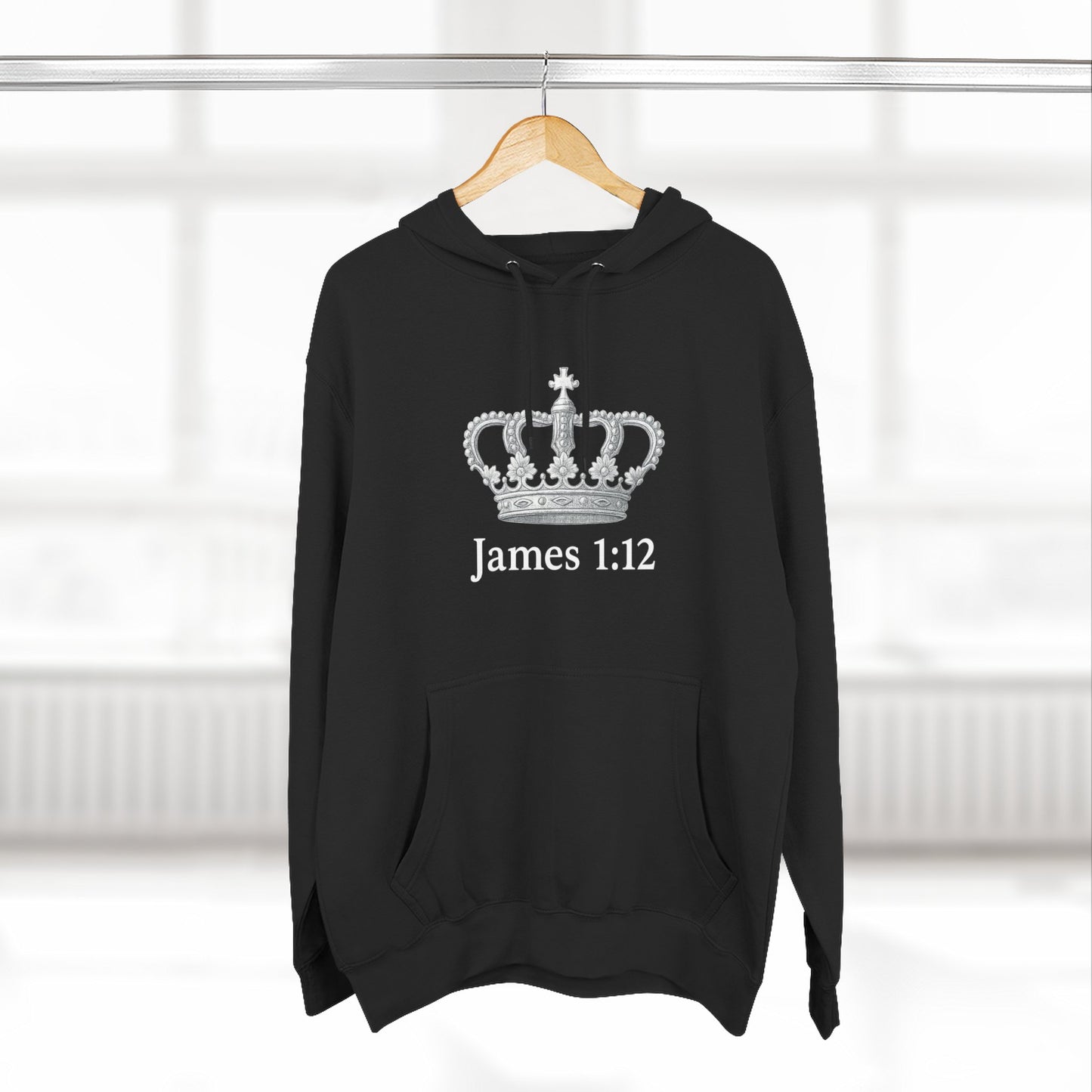 James 1:12 Crown of Life Christian Hoodie – Chosen Society