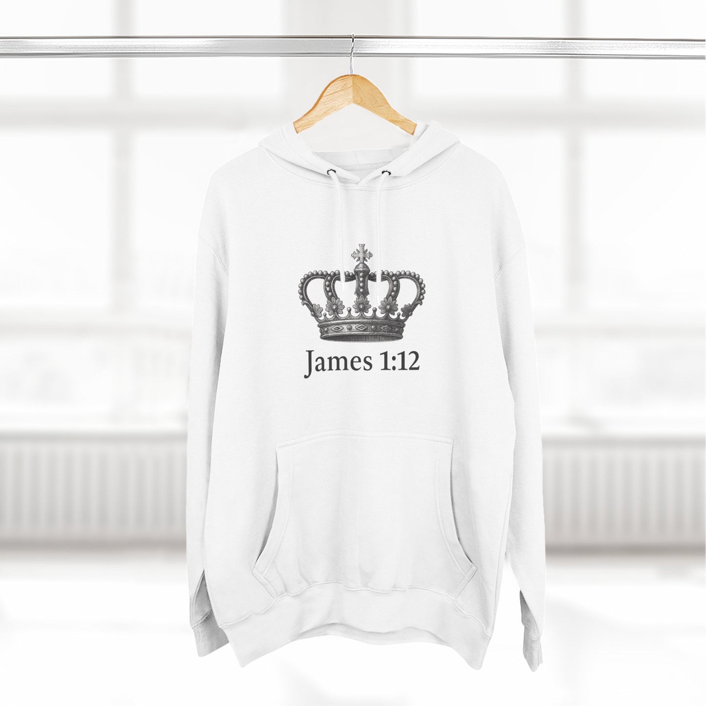 James 1:12 Crown of Life Christian Hoodie – Chosen Society