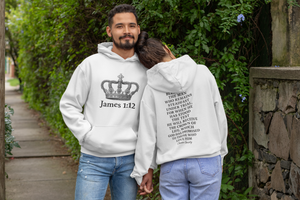 James 1:12 Crown of Life Christian Hoodie – Chosen Society