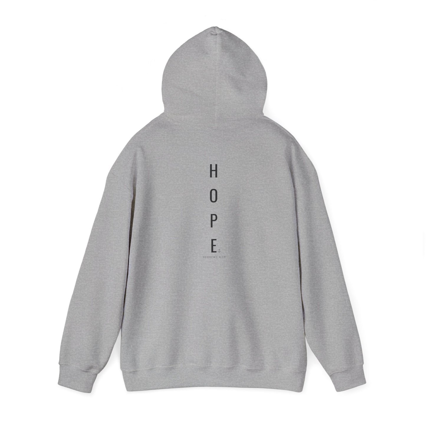 Christian Hoodie – Hope Anchors the Soul Hebrews 6:19 | Chosen Society
