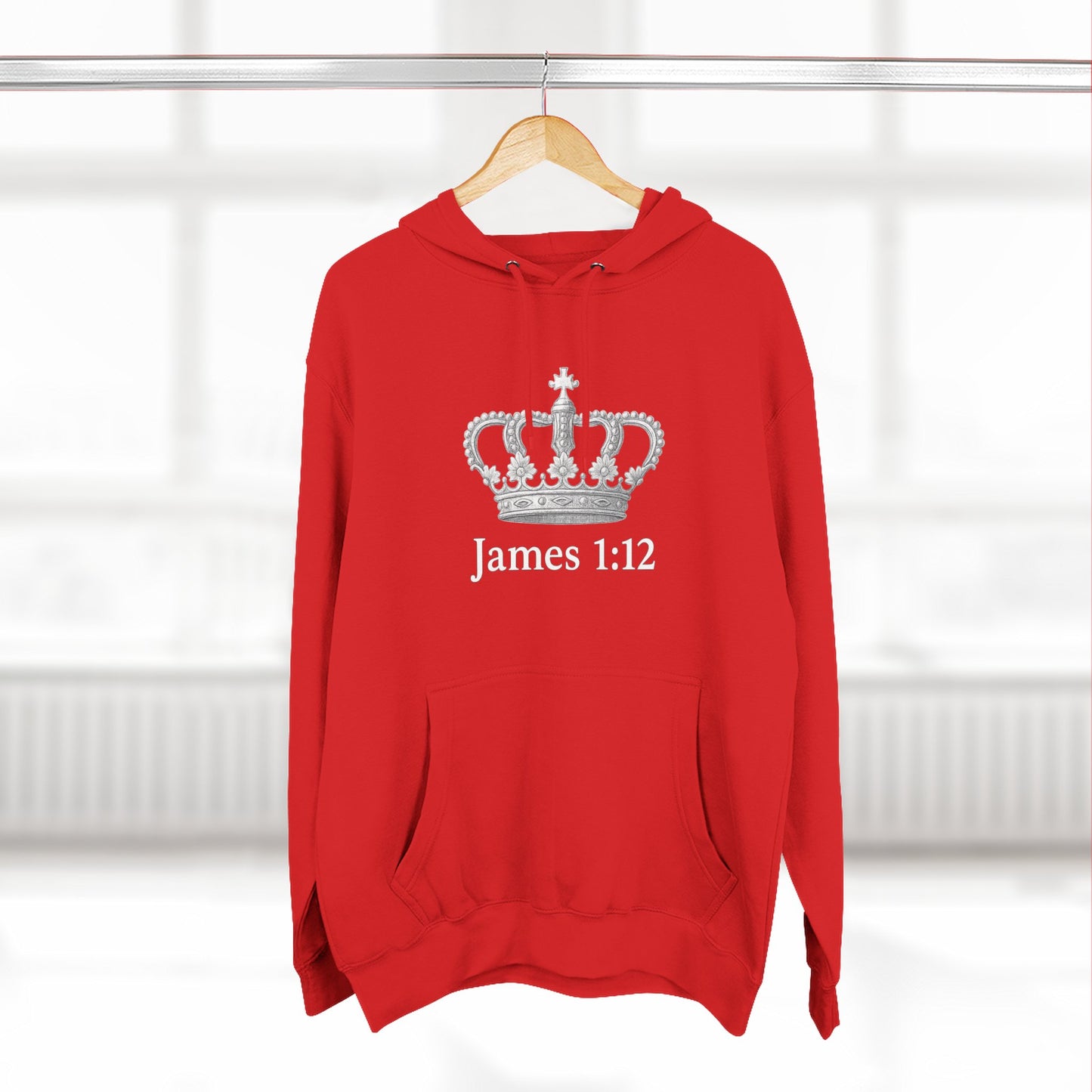 James 1:12 Crown of Life Christian Hoodie – Chosen Society