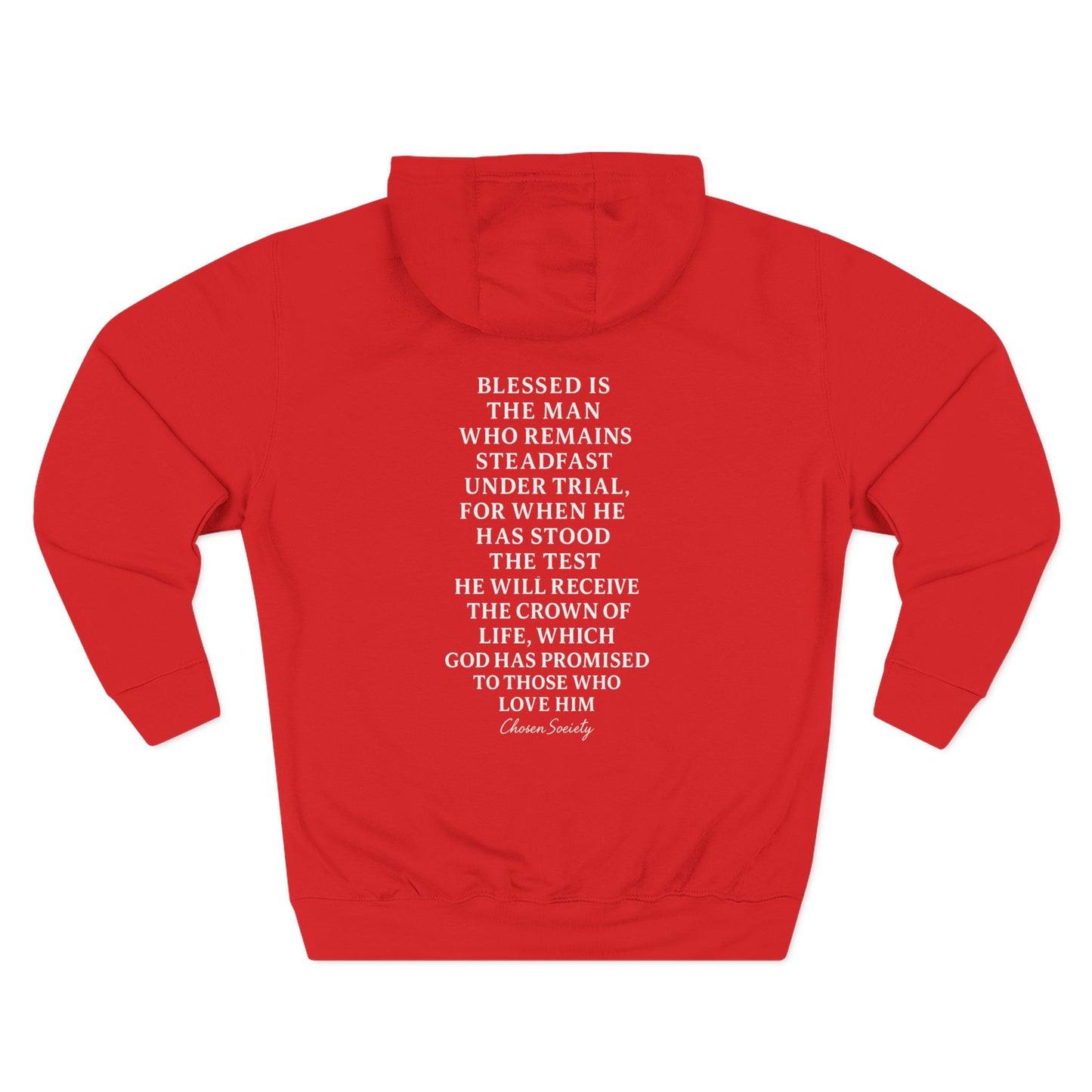 James 1:12 Crown of Life Christian Hoodie – Chosen Society