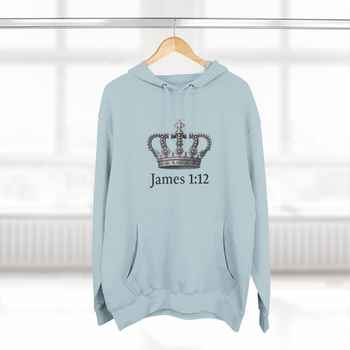 James 1:12 Crown of Life Christian Hoodie – Chosen Society