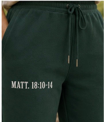 Saved by Grace Christian Sweatpants | Matthew 18:10-14