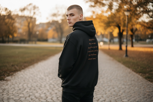 Marked By Fire Hoodie — Isaiah 43:2 Christian Hoodie (Unisex) (Copy)
