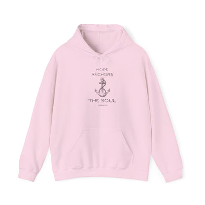 Christian Hoodie – Hope Anchors the Soul Hebrews 6:19 | Chosen Society