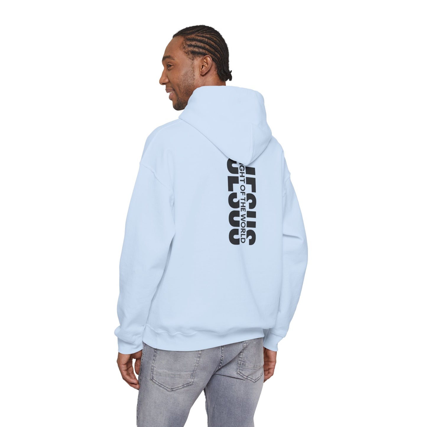 Jesus Light of the world pullover hoodie