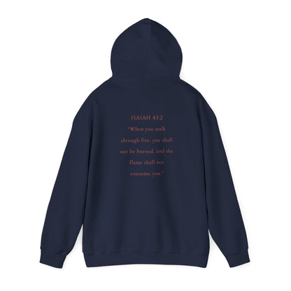 Christian Hoodie Isaiah 43:2 – “Marked by Fire” Sweatshirt | Chosen Society