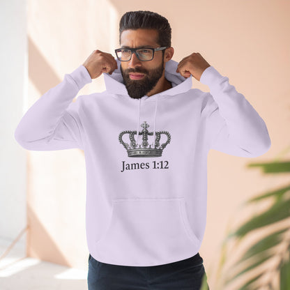 James 1:12 Crown of Life Christian Hoodie – Chosen Society