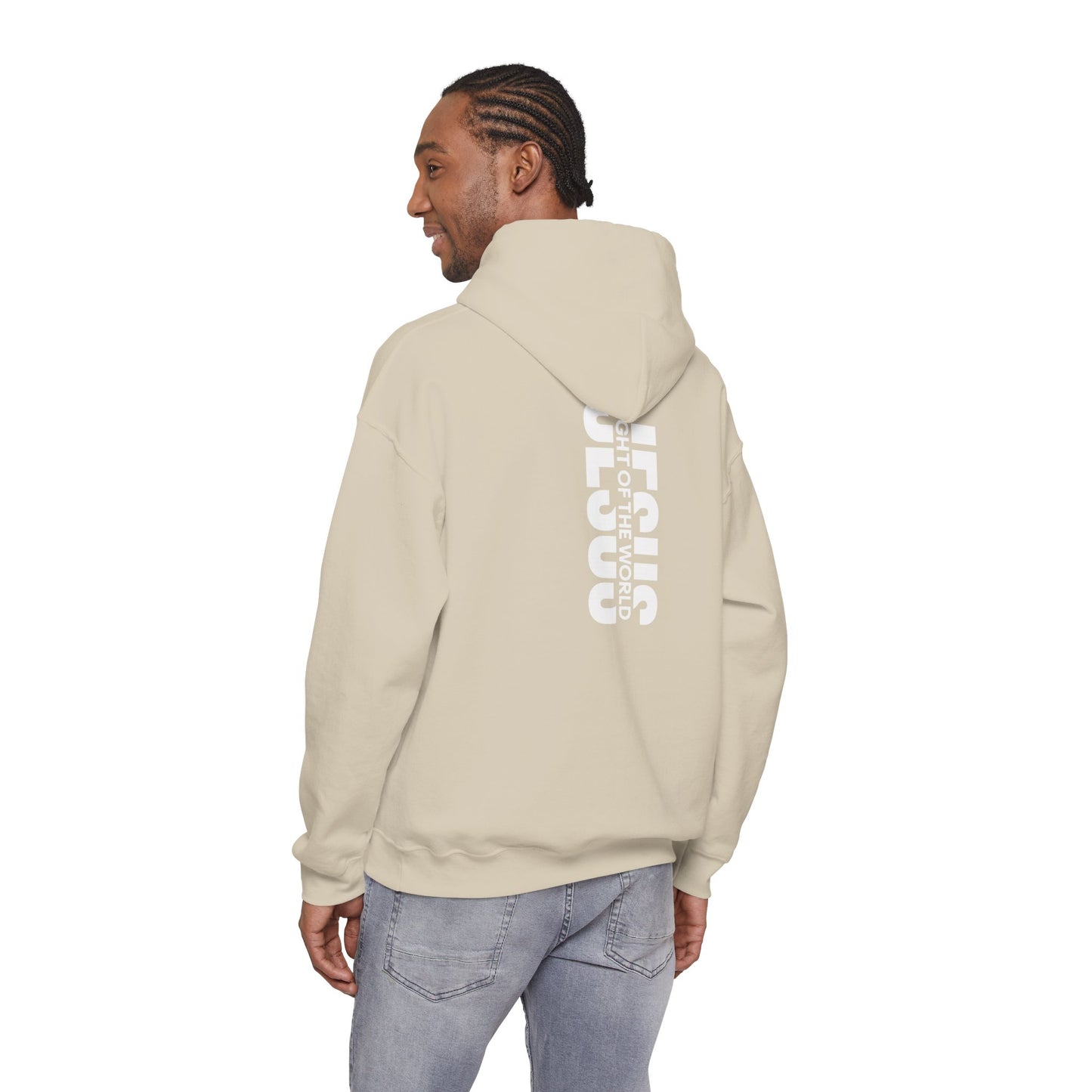Jesus Light of the world pullover hoodie