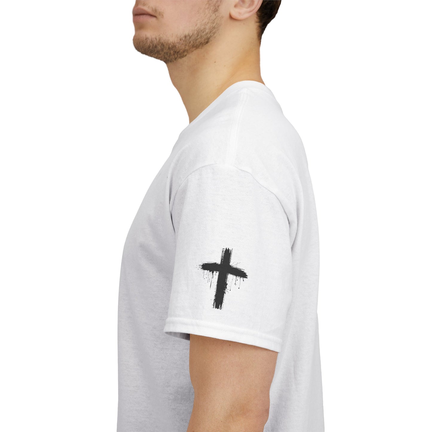 Christian Faith Tee Shirt Lion of Judah Jesus Cross Calvary Strength Unisex
