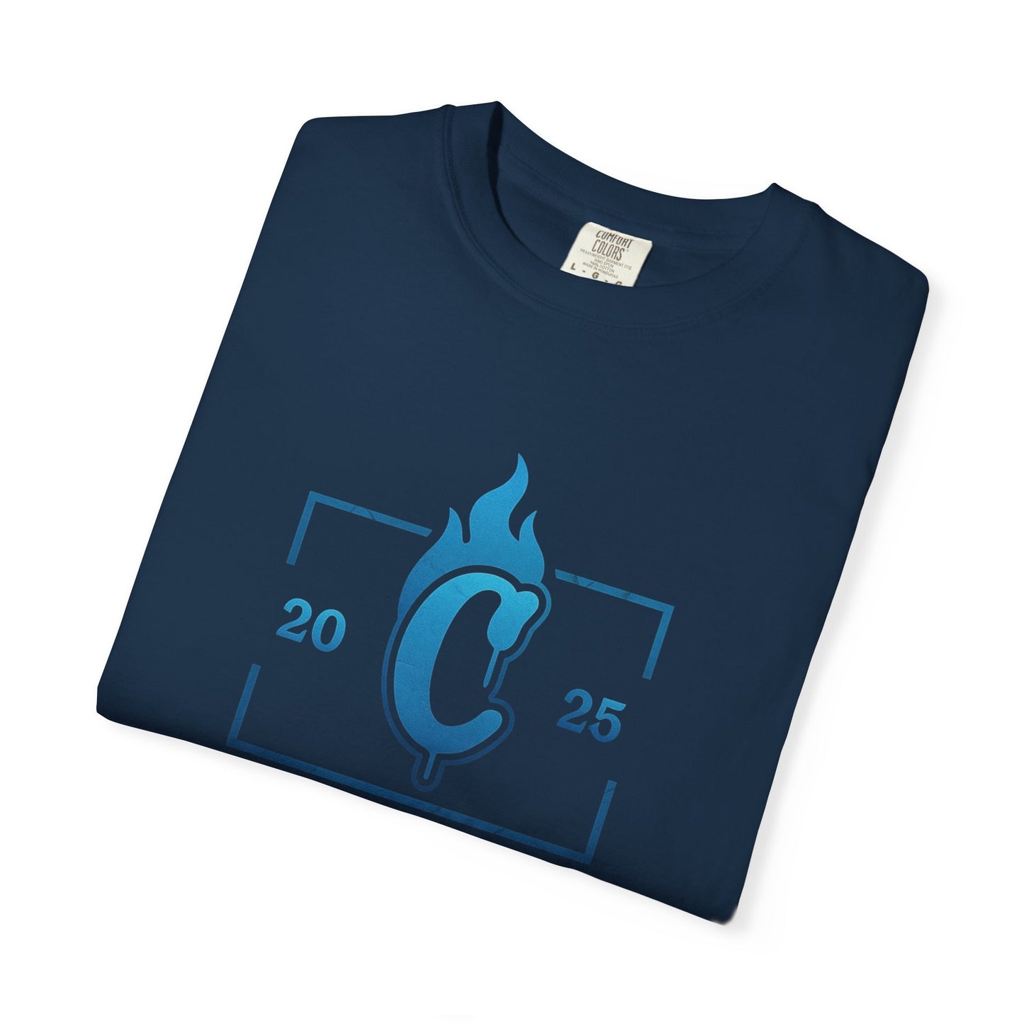 Garment-Dyed T-shirt - Chosen Society Mark by Fire 2nd design