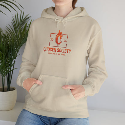 Christian Hoodie Isaiah 43:2 – “Marked by Fire” Sweatshirt | Chosen Society