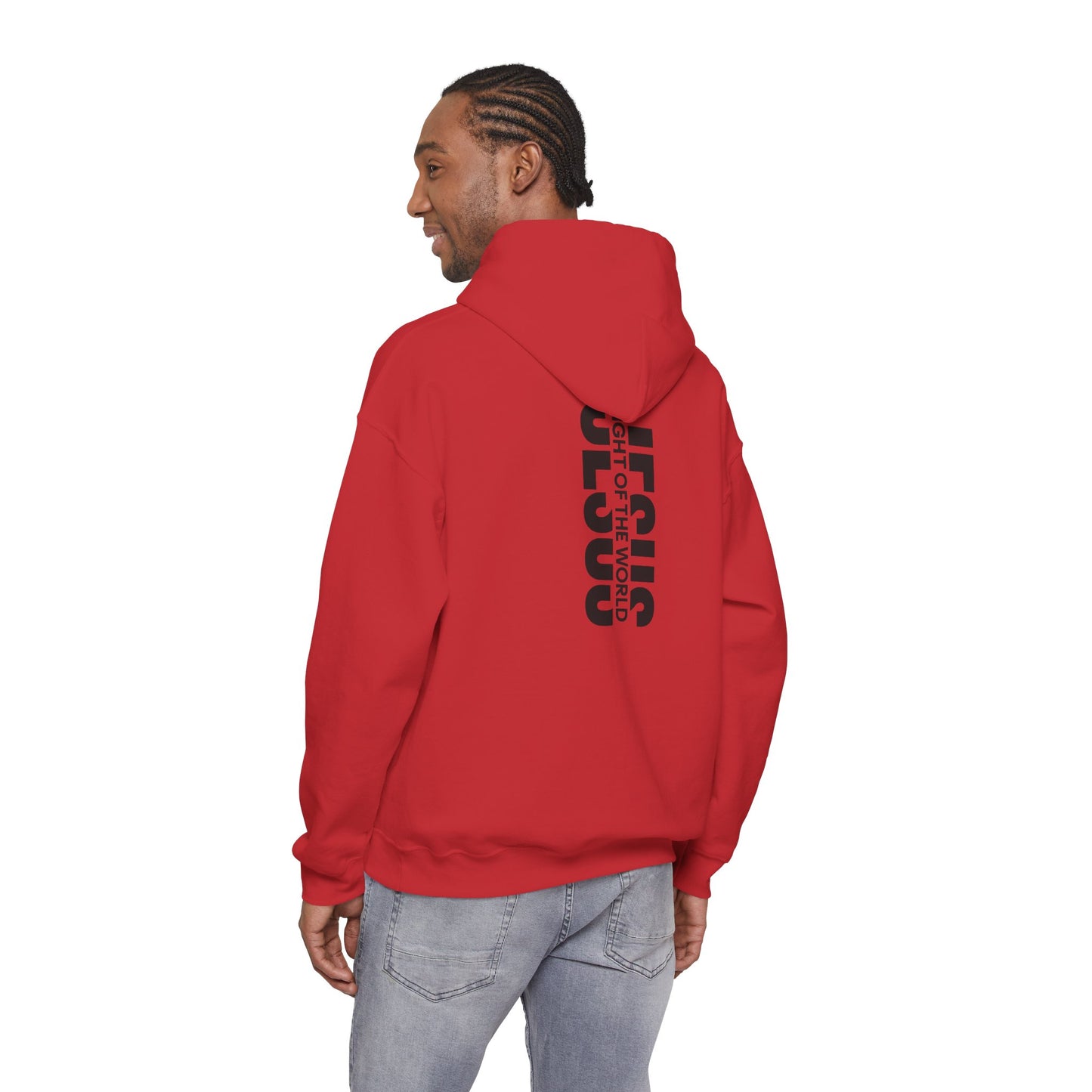 Jesus Light of the world pullover hoodie
