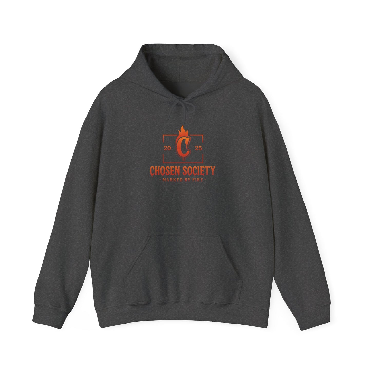Christian Hooded Sweatshirt - Marked by Fire Isaiah 43:2 Be Bold Conversation Starter