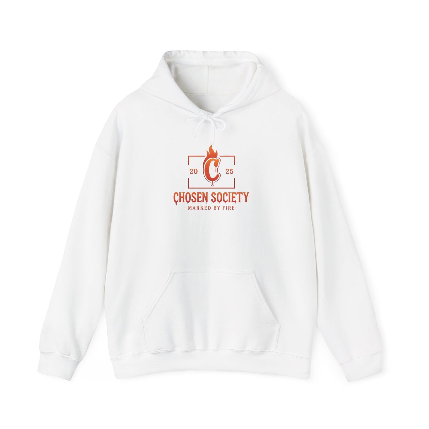 Christian Hooded Sweatshirt - Marked by Fire Isaiah 43:2 Be Bold Conversation Starter