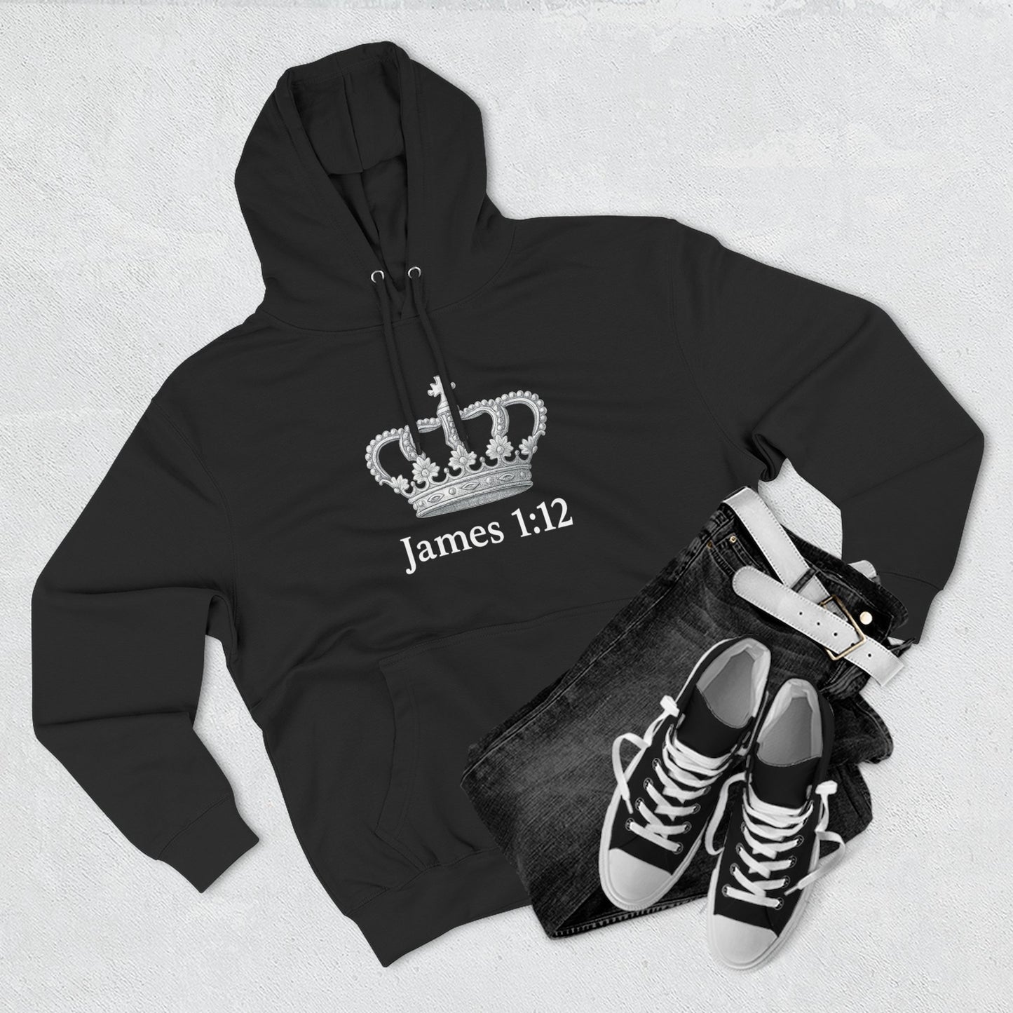 James 1:12 Crown of Life Christian Hoodie – Chosen Society