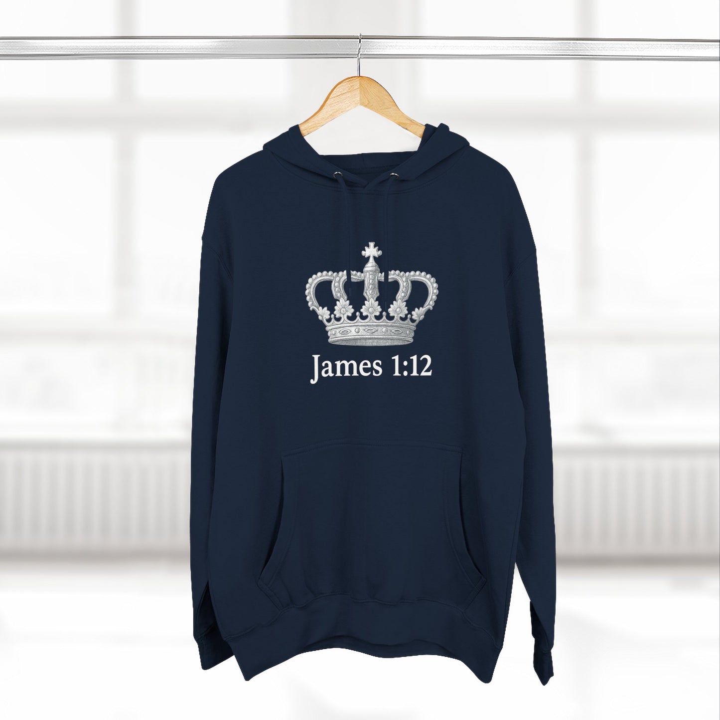 James 1:12 Crown of Life Christian Hoodie – Chosen Society