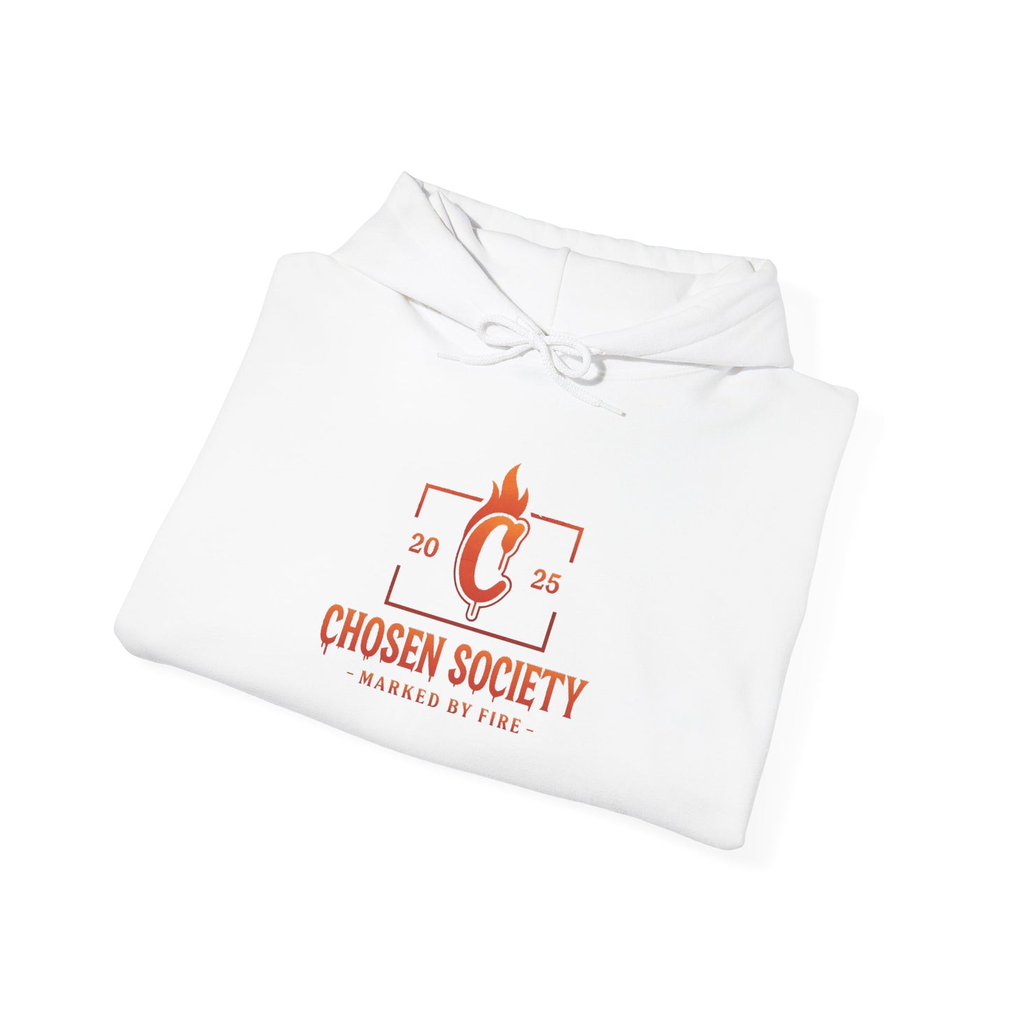 Christian Hooded Sweatshirt - Marked by Fire Isaiah 43:2 Be Bold Conversation Starter