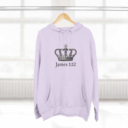 James 1:12 Crown of Life Christian Hoodie – Chosen Society