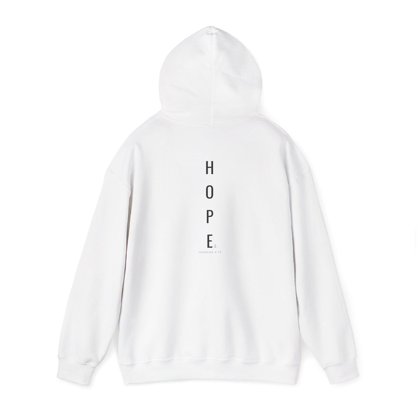 Christian Hoodie – Hope Anchors the Soul Hebrews 6:19 | Chosen Society