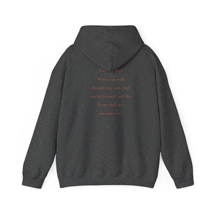 Christian Hoodie Isaiah 43:2 – “Marked by Fire” Sweatshirt | Chosen Society
