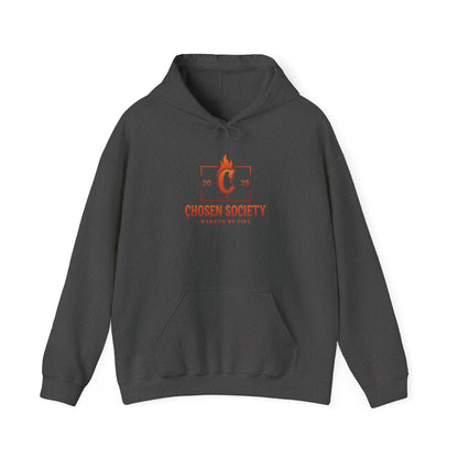 Christian Hoodie Isaiah 43:2 – “Marked by Fire” Sweatshirt | Chosen Society
