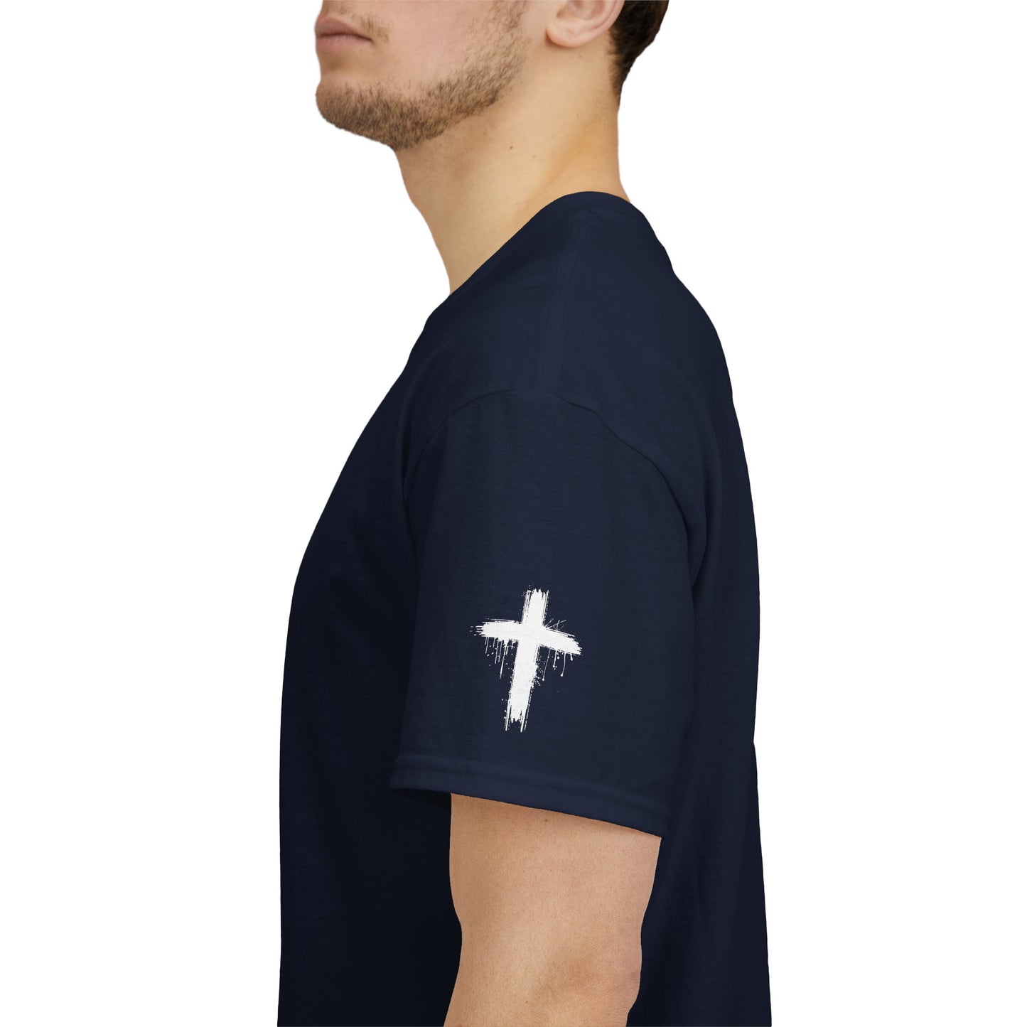 Christian Faith Tee Shirt Lion of Judah Jesus Cross Calvary Strength Unisex