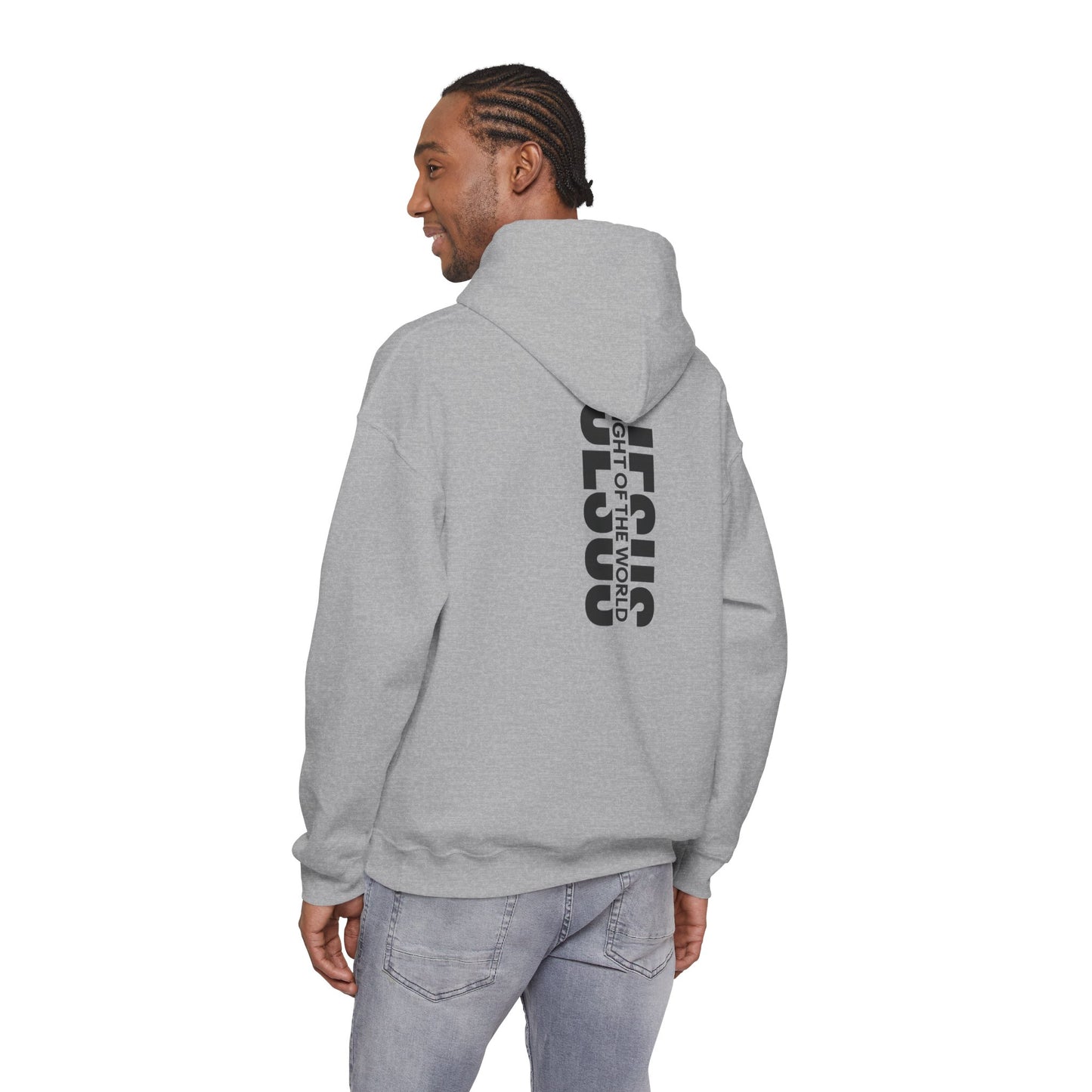 Jesus Light of the world pullover hoodie