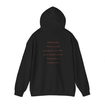 Christian Hoodie Isaiah 43:2 – “Marked by Fire” Sweatshirt | Chosen Society