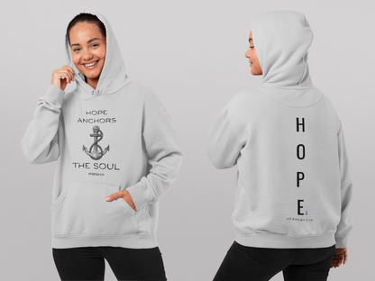 Christian Hoodie – Hope Anchors the Soul Hebrews 6:19 | Chosen Society