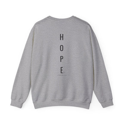 Christian Crewneck Hope Anchors the Soul Hebrews 6:19 | Chosen Society