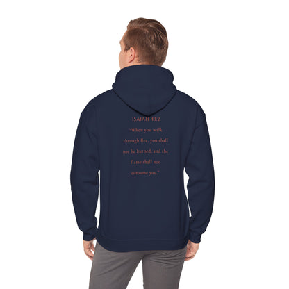 Christian Hoodie Isaiah 43:2 – “Marked by Fire” Sweatshirt | Chosen Society