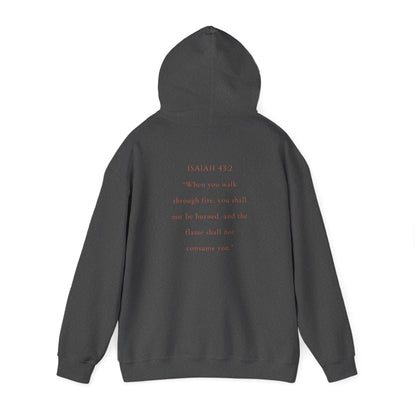 Christian Hoodie Isaiah 43:2 – “Marked by Fire” Sweatshirt | Chosen Society
