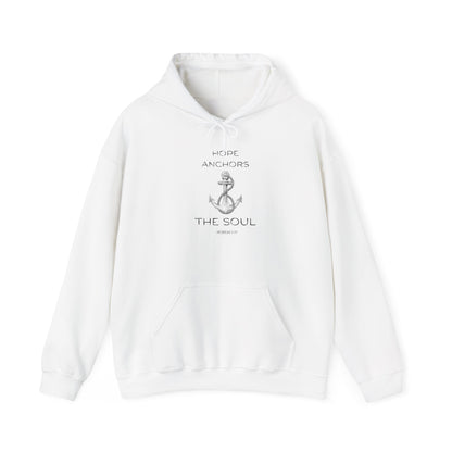 Christian Hoodie – Hope Anchors the Soul Hebrews 6:19 | Chosen Society