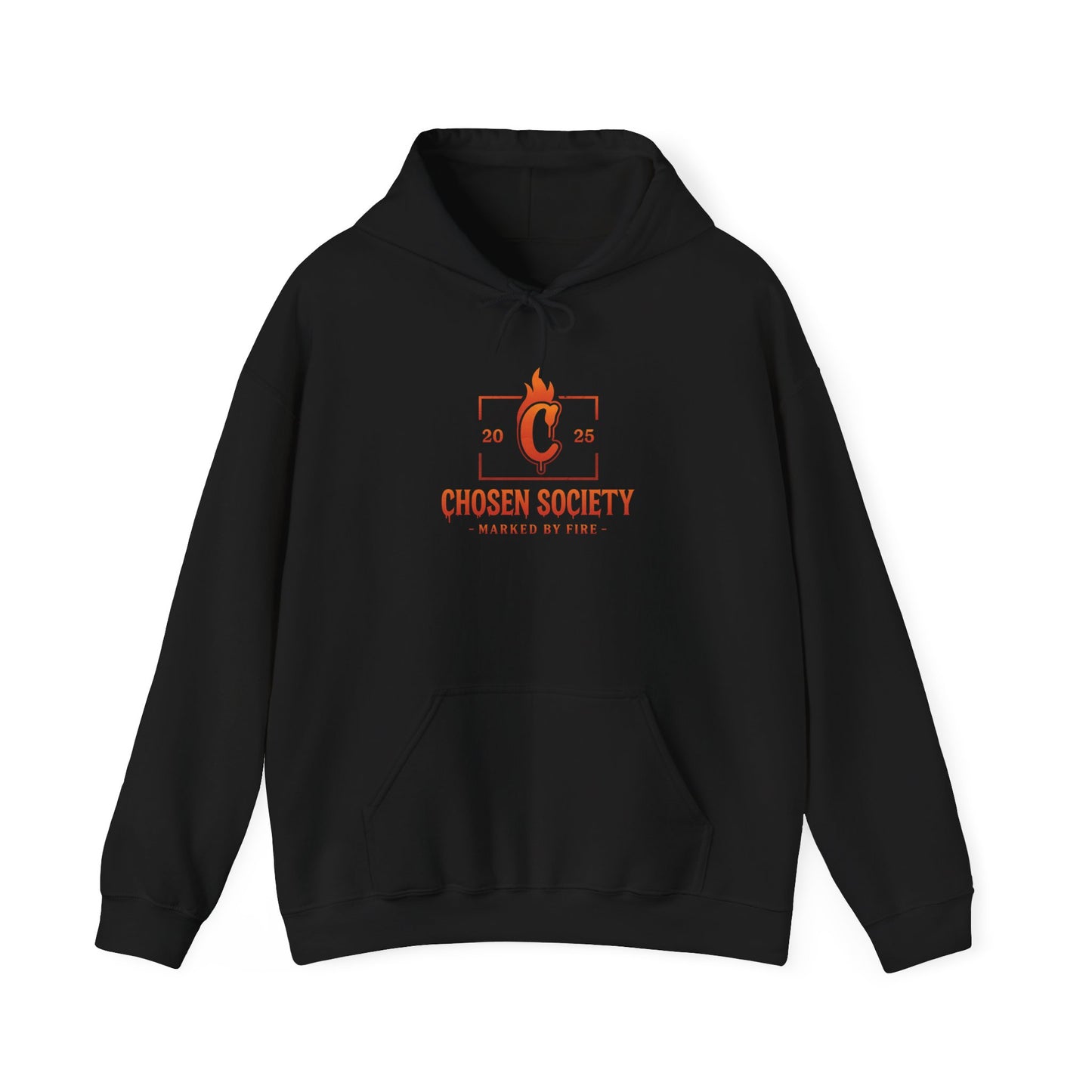 Christian Hooded Sweatshirt - Marked by Fire Isaiah 43:2 Be Bold Conversation Starter