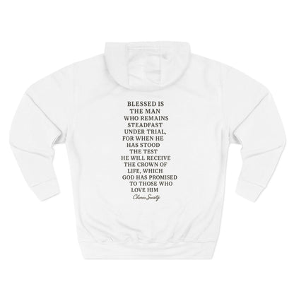 James 1:12 Crown of Life Christian Hoodie – Chosen Society