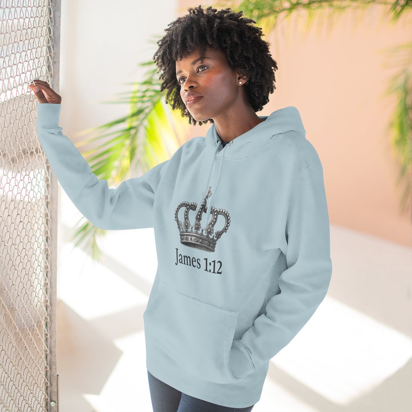 James 1:12 Crown of Life Christian Hoodie – Chosen Society