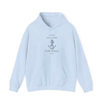 Christian Hoodie – Hope Anchors the Soul Hebrews 6:19 | Chosen Society