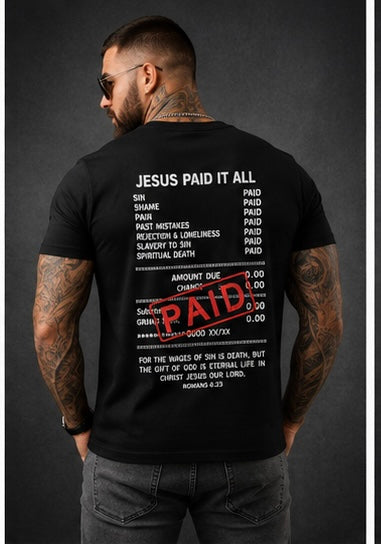 Jesus Paid It All Shirt – “Paid in Full” Christian Tee