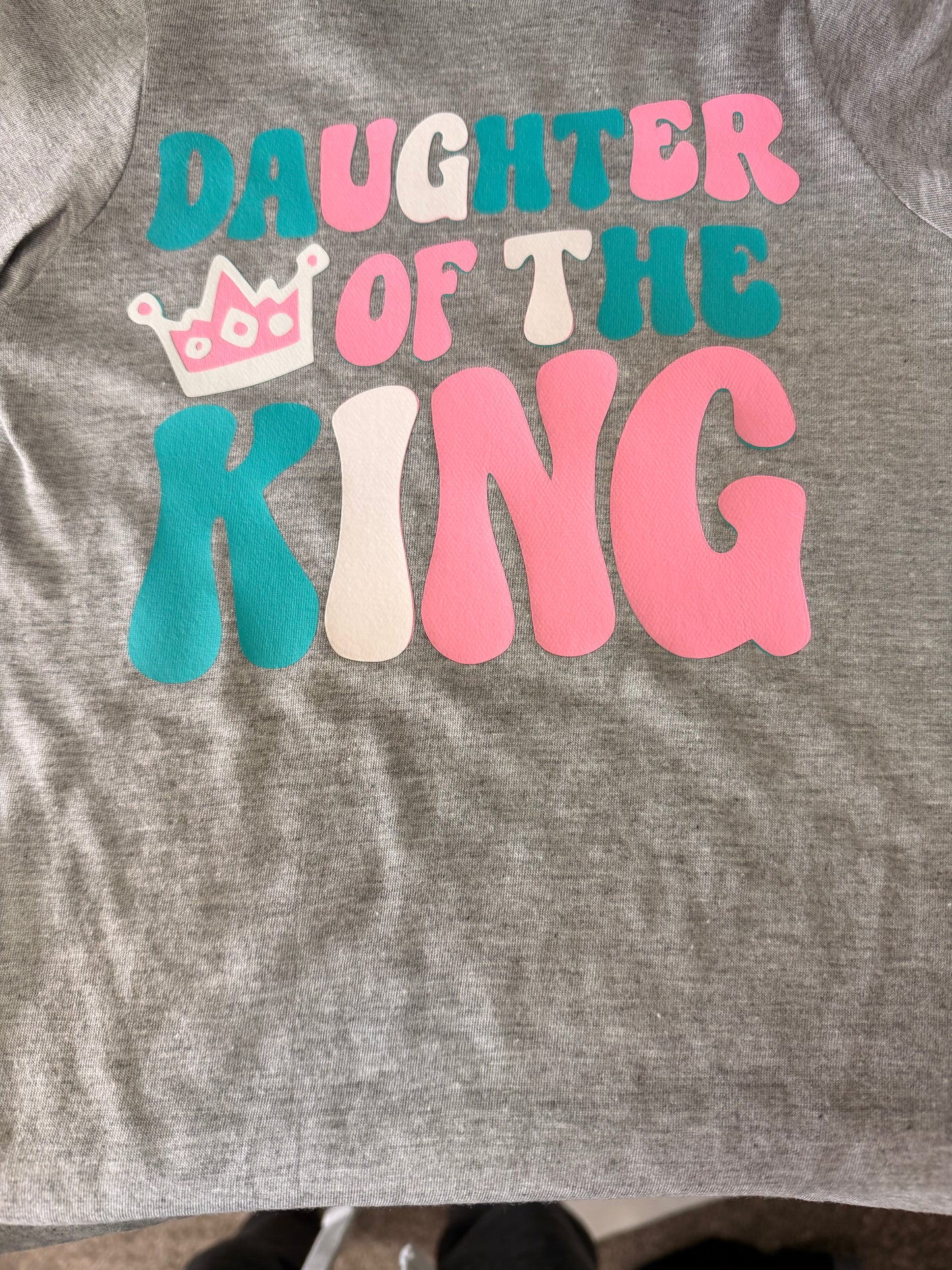 Daughter of the King Shirt | Christian Girls Tee | Faith Based Kids Shirt