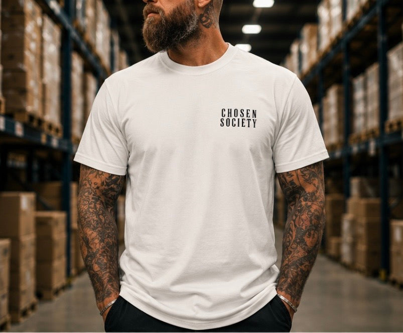 Blessed Is The Man Christian T-Shirt | Faith Based Lion Graphic Tee